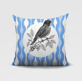 Robin Indoor/Outdoor Reversible Square Pillow