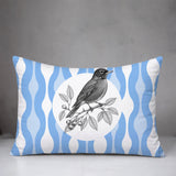 Robin Indoor/Outdoor Reversible Rectangular Pillow