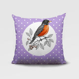 Robin Indoor/Outdoor Reversible Square Pillow