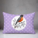 Robin Indoor/Outdoor Reversible Rectangular Pillow