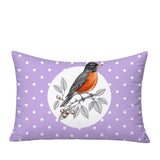 Robin Indoor/Outdoor Reversible Rectangular Pillow