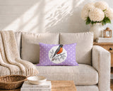 Robin Indoor/Outdoor Reversible Rectangular Pillow