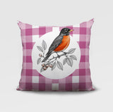 Robin Indoor/Outdoor Reversible Square Pillow