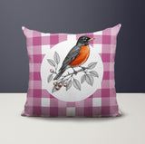 Robin Indoor/Outdoor Reversible Square Pillow