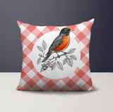 Robin Indoor/Outdoor Reversible Square Pillow