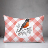 Robin Indoor/Outdoor Reversible Rectangular Pillow