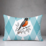 Robin Indoor/Outdoor Reversible Rectangular Pillow