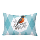 Robin Indoor/Outdoor Reversible Rectangular Pillow