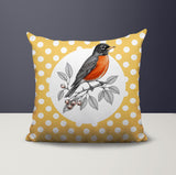 Robin Indoor/Outdoor Reversible Square Pillow