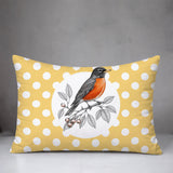 Robin Indoor/Outdoor Reversible Rectangular Pillow