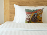 Rocha Microsuede Square Pillow
