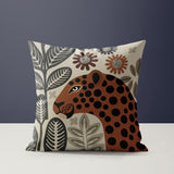 Rockmore Microsuede Square Pillow in Brown/Gray/Beige - Size 20x20
