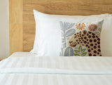 Rockmore Microsuede Square Pillow in Beige/Ochre/Gray - Size 18x18