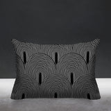 Roli Abstract Outdoor Reversible Throw Rectangular Pillow