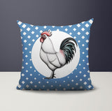Rooster Indoor/Outdoor Reversible Square Pillow