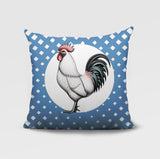 Rooster Indoor/Outdoor Reversible Square Pillow