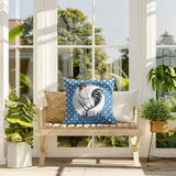 Rooster Indoor/Outdoor Reversible Square Pillow