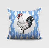 Rooster Indoor/Outdoor Reversible Square Pillow