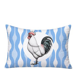 Rooster Indoor/Outdoor Reversible Rectangular Pillow