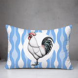 Rooster Indoor/Outdoor Reversible Rectangular Pillow