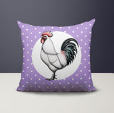 Rooster Indoor/Outdoor Reversible Square Pillow