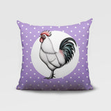 Rooster Indoor/Outdoor Reversible Square Pillow