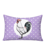 Rooster Indoor/Outdoor Reversible Rectangular Pillow