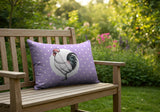 Rooster Indoor/Outdoor Reversible Rectangular Pillow