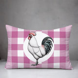 Rooster Indoor/Outdoor Reversible Rectangular Pillow