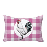 Rooster Indoor/Outdoor Reversible Rectangular Pillow