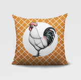 Rooster Indoor/Outdoor Reversible Square Pillow