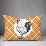 Rooster Indoor/Outdoor Reversible Rectangular Pillow