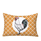 Rooster Indoor/Outdoor Reversible Rectangular Pillow