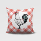 Rooster Indoor/Outdoor Reversible Square Pillow