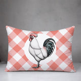 Rooster Indoor/Outdoor Reversible Rectangular Pillow