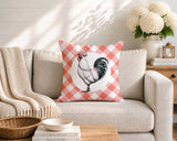 Rooster Indoor/Outdoor Reversible Square Pillow