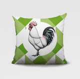 Rooster Indoor/Outdoor Reversible Square Pillow