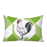 Rooster Indoor/Outdoor Reversible Rectangular Pillow
