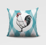 Rooster Indoor/Outdoor Reversible Square Pillow