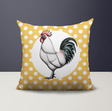 Rooster Indoor/Outdoor Reversible Square Pillow