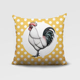 Rooster Indoor/Outdoor Reversible Square Pillow