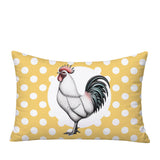 Rooster Indoor/Outdoor Reversible Rectangular Pillow