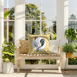 Rooster Indoor/Outdoor Reversible Square Pillow