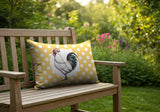 Rooster Indoor/Outdoor Reversible Rectangular Pillow