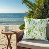 Rosamund Seaweed Lumbar Indoor/Outdoor Throw Pillow