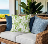 Rosamund Seaweed Lumbar Indoor/Outdoor Throw Pillow