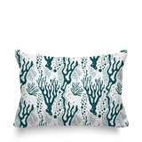 Rosamund Seaweed Lumbar Indoor/Outdoor Throw Pillow