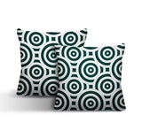 Rounda Geometric Reversible Indoor/Outdoor Square Pillow