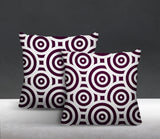 Rounda Geometric Reversible Indoor/Outdoor Square Pillow