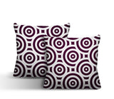 Rounda Geometric Reversible Indoor/Outdoor Square Pillow